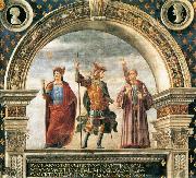 GHIRLANDAIO, Domenico Decoration of the Sala del Gigli oil painting artist